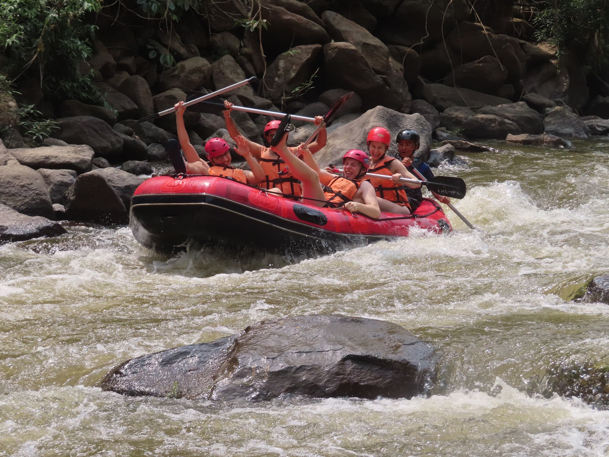 Enjoy White water rafting