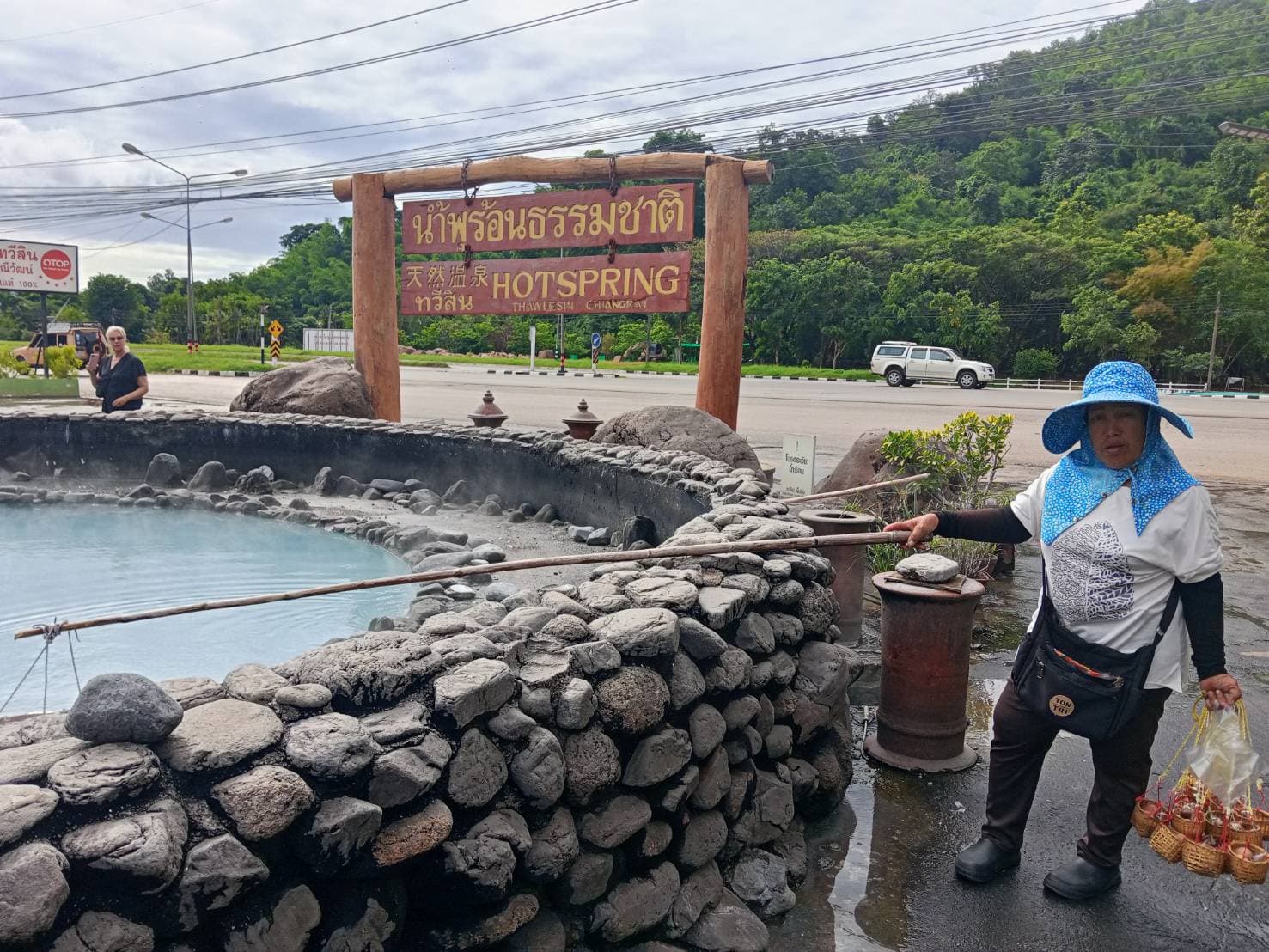 Stop at a Mae Kachan Hot Spring
