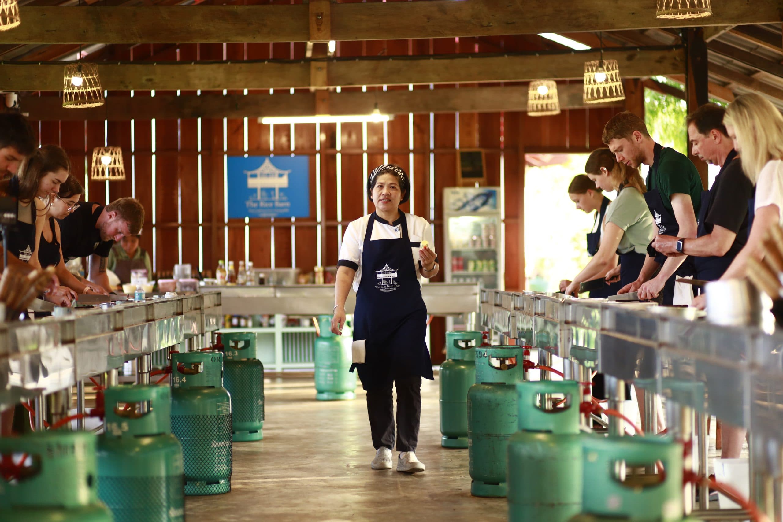 The rice barn thai cooking farm